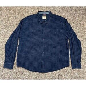 Men’s Big & tall 3XL Long Sleeve Collared Button down Dress Shirt Button up